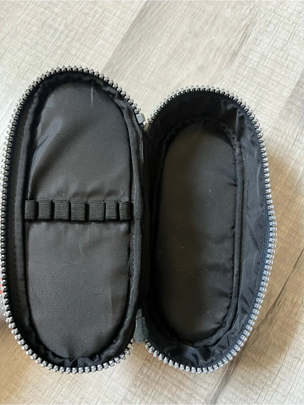 KIPLING Navy Oval Canvas Toiletry Pencil Pouch